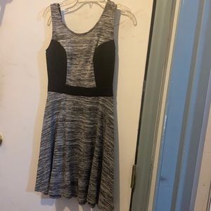 Black and white dress